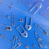 Paparazzi Pampered Padlock - Blue Earring