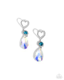 Paparazzi Faceted Frenzy - Blue Earring
