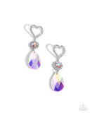 Paparazzi Faceted Frenzy - Pink Earring