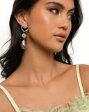 Paparazzi Faceted Frenzy - Pink Earring