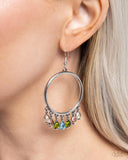 Paparazzi Hooped Hello - Multi Earring