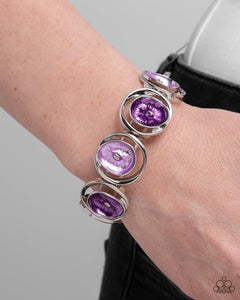 Paparazzi Painted Promise - Purple Bracelet