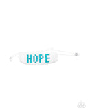 Paparazzi Hopeful Hire - Blue Bracelet