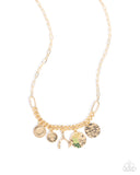 Paparazzi Chic Century - Green Necklace