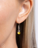 Paparazzi Buckingham Bow - Yellow Necklace
