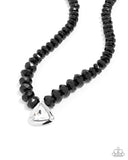 Paparazzi Trailblazing Triangle - Black Necklace