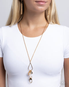 Paparazzi Limitless Lanyard - Gold Necklace