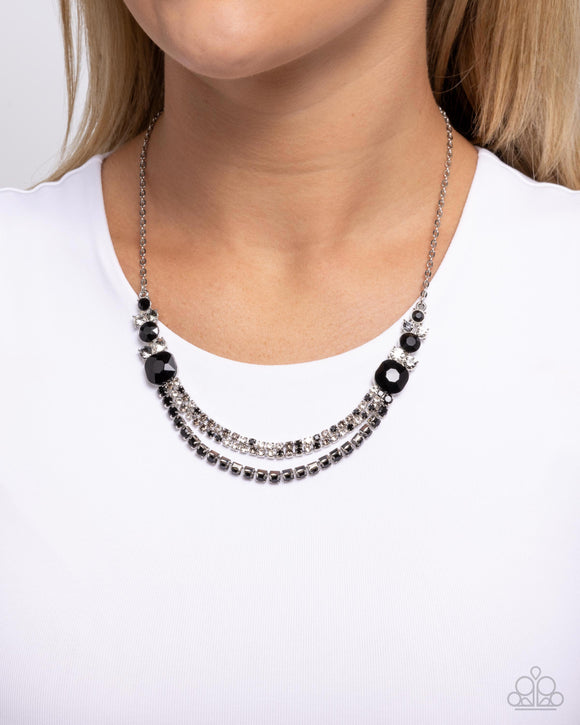 Paparazzi Relaxed Refinement - Black Necklace