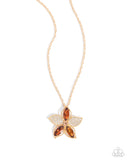 Paparazzi Favorite Flower - Brown Necklace