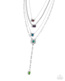 Paparazzi Dazzle and Stretch - Multi Necklace