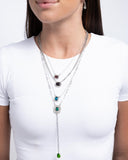 Paparazzi Dazzle and Stretch - Multi Necklace