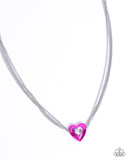 Paparazzi Malibu Infatuation - Pink Necklace
