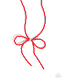 Paparazzi High-Class Hype - Red Necklace