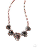 Paparazzi Blatant Botanicals - Copper Necklace