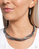 Paparazzi Sleek Splendor - Silver Necklace