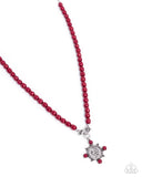 Paparazzi Athenian Affection - Red Necklace