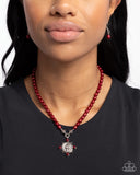 Paparazzi Athenian Affection - Red Necklace
