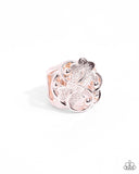 Paparazzi Distinctive Detailing - Rose Gold Ring