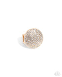 Paparazzi Studded Scout - Gold Ring