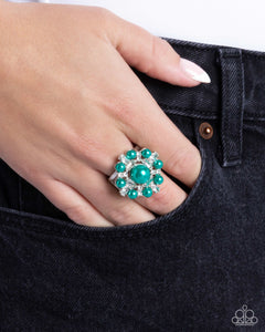 Paparazzi Pointed Park Avenue - Green Ring