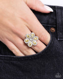 Paparazzi Petaled Promenade - Yellow Ring