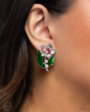 Paparazzi Gardening Guest - Pink CLIP Earring