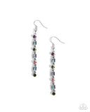 Paparazzi Square Slope - Multi Earring