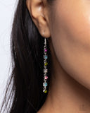 Paparazzi Square Slope - Multi Earring