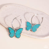 Paparazzi Melodic Mariposa - Blue Earring