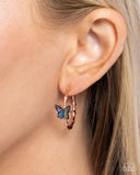 Paparazzi Butterfly Beginning - Copper Earring
