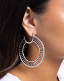 Paparazzi Set the Scene - Silver Earring