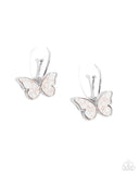 Paparazzi Melodic Mariposa - White Earring