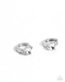 Paparazzi Tenuous Touch - White Earring