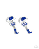 Paparazzi Swing Dance Delight - Blue Earring