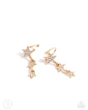 Paparazzi Stellar Surge - Gold Earring