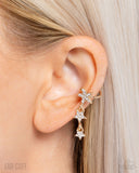Paparazzi Stellar Surge - Gold Earring
