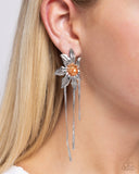 Paparazzi Pearl Panorama - Orange Earring