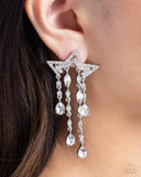 Paparazzi Stellar Scale - White Earring