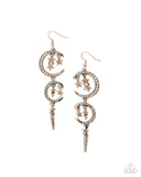 Paparazzi Celestial Cascade - Gold Earring