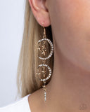 Paparazzi Celestial Cascade - Gold Earring