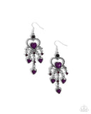 Paparazzi Compassionate Chandelier - Purple Earring