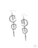 Paparazzi Celestial Cascade - White Earring