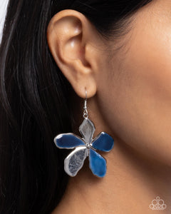 Paparazzi Painted Promotion - Blue Earring