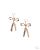 Paparazzi Dapper Delivery - Rose Gold Earring