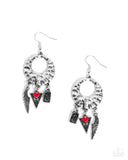 Paparazzi Alternative Angel - Red Earring