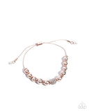 Paparazzi Slow and READY - Rose Gold Bracelet