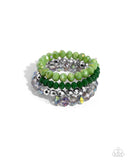 Paparazzi Memorable Makeover - Green Bracelet