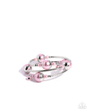 Paparazzi Palatial Pearls - Pink Bracelet