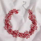 Paparazzi Bouquet Blend - Red Necklace