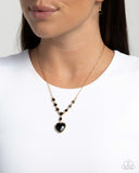 Paparazzi Fresh Fondness - Black Necklace
